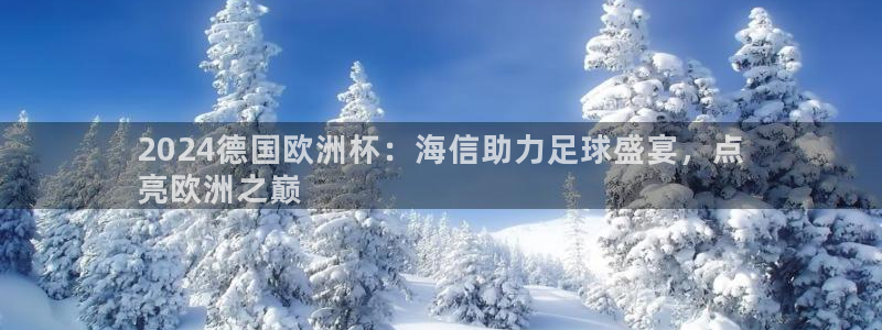 欧洲杯下赌注平台|2024德国欧洲杯：海信助力足球盛宴，点
亮欧洲之巅